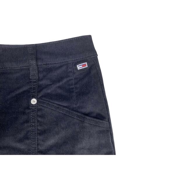 Tommy Hilfiger Women’s Adaptive Corduroy Button-Front Skirt Black Size 6 - Picture 5 of 8